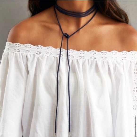 CHLOE + Isabel Hero Metal + Leather Necklace NEW - Picture 8 of 13